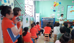 孝德 | 5月18日天津四位志愿者參加津南幼兒園孝德宣傳